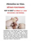 Přednáška: Dětská fyzioterapie 1