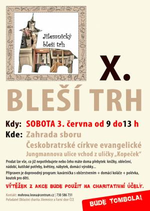 Bleší trh v Jilemnici na zahradě evangelické fary 1