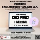 ONLINE přednáška na téma CHCI PRÁCI I RODINU 1